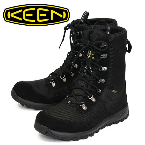 K戵X KEEN (L[) 1023858 Men's GLIESER TALL WP O[U[ g[ EH[^[v[t AEghAu[c TRIPLE BLACKxBLACK KN607