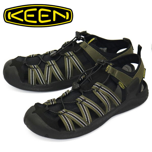 K戵X KEEN (L[) 1026123 Men's DRIFT CREEK H2 htg N[N GC`[c[ T_ DARK OLIVExBLACK KN646