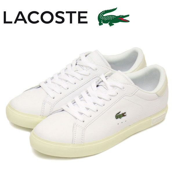 正規取扱店 LACOSTE (ラコステ) SF00501 POWERCOURT 0721 1 レディース スニーカー 65T WHTxOFF WHT LC236