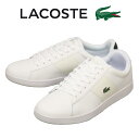 正規取扱店 LACOSTE (ラコステ) SM00034 CARNABY EVO CGR 2224 SMA メンズ スニーカー 1R5 WHT x DK GRN LC294