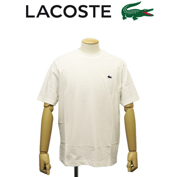 正規取扱店 LACOSTE(ラコステ) TH4705 バックプリント ベーシック Tシャツ 70Vホワイト LC372