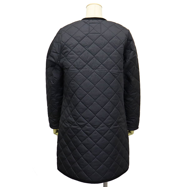 正規取扱店 LAVENHAM (ラベンハム) WMS SLJ2106B EVESHAM イブシャム ウィメンズ ロングライン ラウンドカラーコート イギリス製 G95 LAMPBLACK LH018