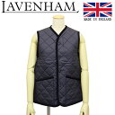 ラベンハム 正規取扱店 LAVENHAM (ラベンハム) WMS SLJ3166 THORNHAM 22 RC ソーンハム ウィメンズ キルティングベスト G96 SUFFOLK NAVY イギリス製 LH007