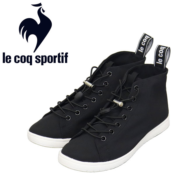 Rakuten - sale セール 正規取扱店 le coq sportif (ルコック スポルティフ) QL1UJD50BK LA ALMA MID II T+R アルマ ミッド スニーカー ブラック LE048