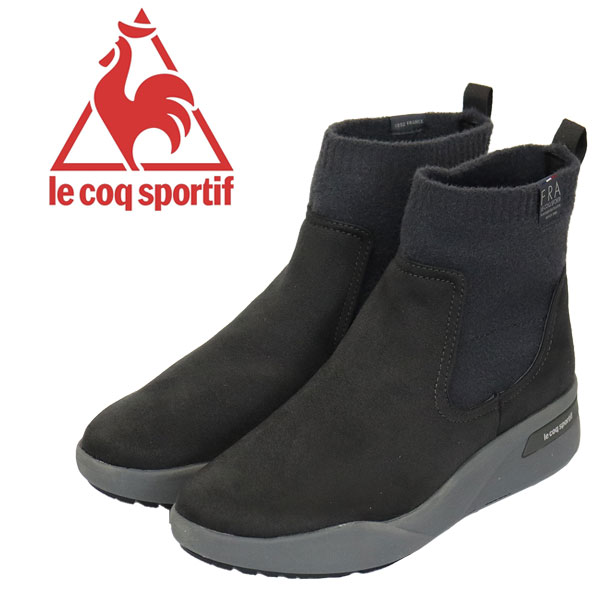 正規取扱店 le coq sportif (ルコック スポルティフ) QL3SJD80GY LA SEVRES LIFT セーヴル リフト BOOTS レディースブーツ グレー LE031