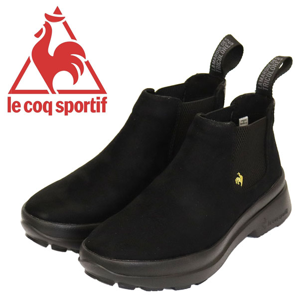 】 sale セール 正規取扱店 le coq sportif (ルコック スポルティフ) QL3UJD82BK BELLEY ベレー IV SG SHORT ショート レディースブーツ ブラック LE028