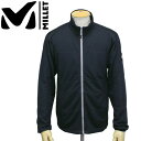 正規取扱店 MILLET (ミレー) MIV01837 ALPHA LIGHT SWEAT JKT アルファ ライト スウェット ジャケット 0247BLACK-NOIR MI021