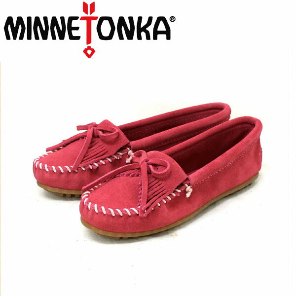 ڳŷѡSALE 谷Ź MINNETONKA(ߥͥȥ)Kilty Suede Moc Hard Sole(ƥɥåϡɥ)#401 PINK ǥ MT188