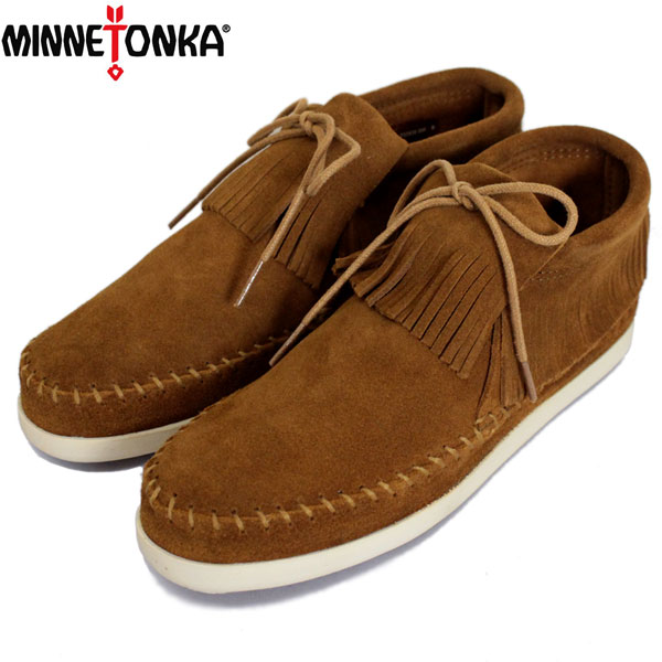 sale セール 正規取扱店 MINNETONKA(ミネトンカ) VENICE(ヴェニス) #452T フリンジショートブーツ BROWN レディース MT428