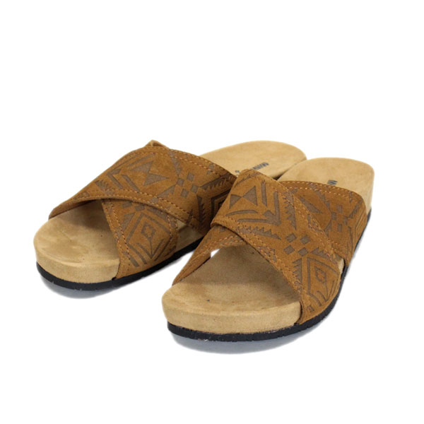 正規取扱店 MINNETONKA(ミネトンカ) LYRIC(リリックサンダル) Brown Suede レディース MT399