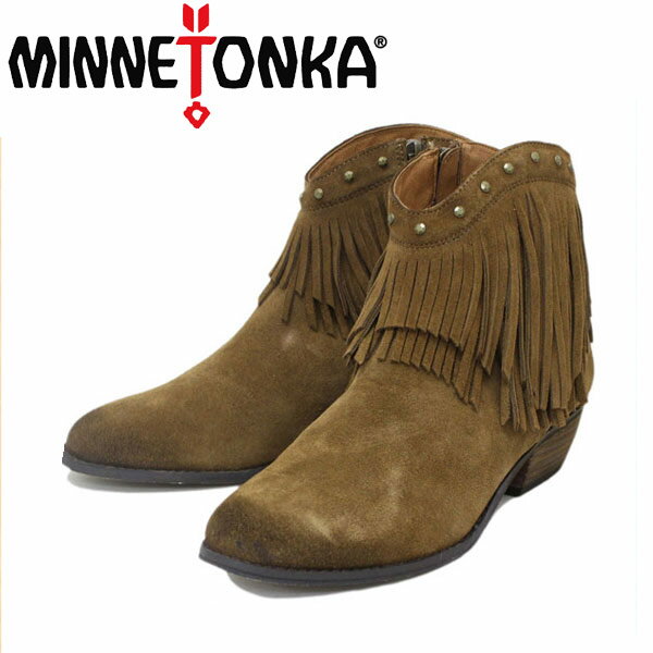 ミネトンカ sale セール 正規取扱店 MINNETONKA(ミネトンカ) Bandera Boot(バンデラブーツ) #83013 DUSTY BROWN レディース MT238