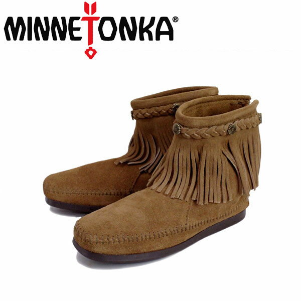 ミネトンカ sale セール 正規取扱店 MINNETONKA(ミネトンカ) Hi Top Back Zip Boot(ハイトップ バックジップブーツ) #297T TAUPE レディース MT014