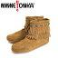 sale  谷Ź MINNETONKA(ߥͥȥ)Double Fringe Side Zip Boot(֥ե ɥåץ֡)#697T TAUPE ǥ MT018