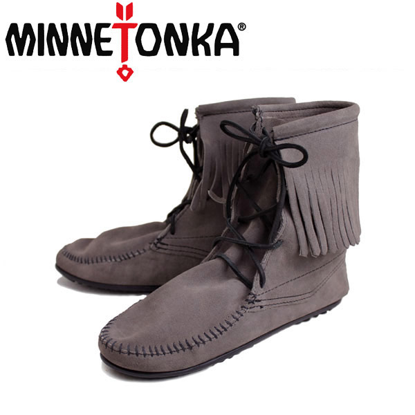 ミネトンカ sale セール 正規取扱店 MINNETONKA(ミネトンカ)Tramper Ankle Hi Boot(トランパー アンクルハイブーツ)#421T GREY レディース MT024