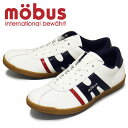 正規取扱店 mobus (モーブス) M-2102T-1031 NEW MUNDEN ニューミュンデン レザースニーカー WHT/NAVY MBS006(4)