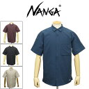 正規取扱店 NANGA (ナンガ) メンズ NW2411-1E900 DotAir COMFY S/S SHIRT ドットエアー コンフィー ショートスリーブシャツ 全4色 NG038