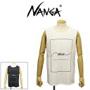 正規取扱店 NANGA (ナンガ) N2500-1Y510A DRY MIX FRAME LOGO T/T ドライミックス フレームロゴタンクトップ 全2色 NG044(4)