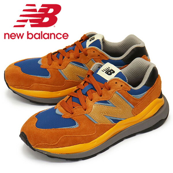 正規取扱店 new balance (ニューバランス) M5740 GHA スニーカー ORANGExBLUE NB786