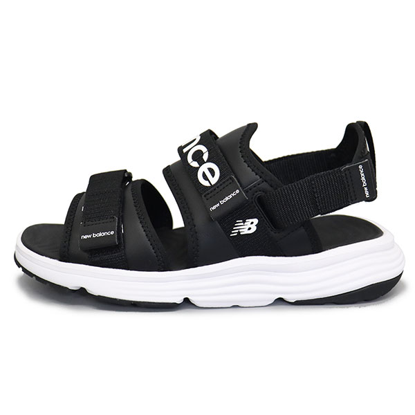 正規取扱店 new balance (ニューバランス) SUA750 A3 ストラップサンダル BLACK/WHITE NB910