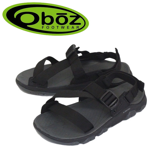 【楽天スーパーSALE】 正規取扱店 Oboz (オボズ) MEN'S 60701 SUN KOSI メンズ サンコージィ サンダル Black OB024
