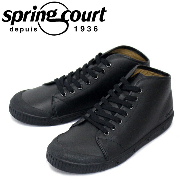 K戵X spring court (XvOR[g) B2N-V5 B2 Leather (B2U[) Y nCJbgXj[J[ BLACK (ubN) SPC016