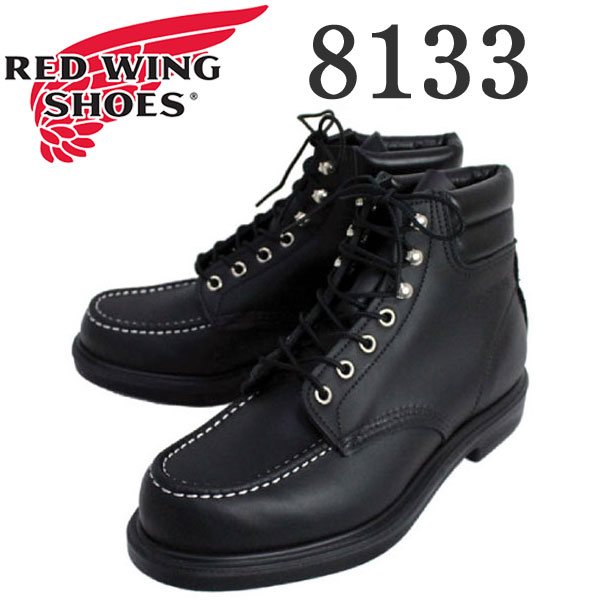 ^Llp K戵X REDWING (bhEBO) 8133 SUPER SOLE MOC-TOE X[p[\[ BLACK CHROME