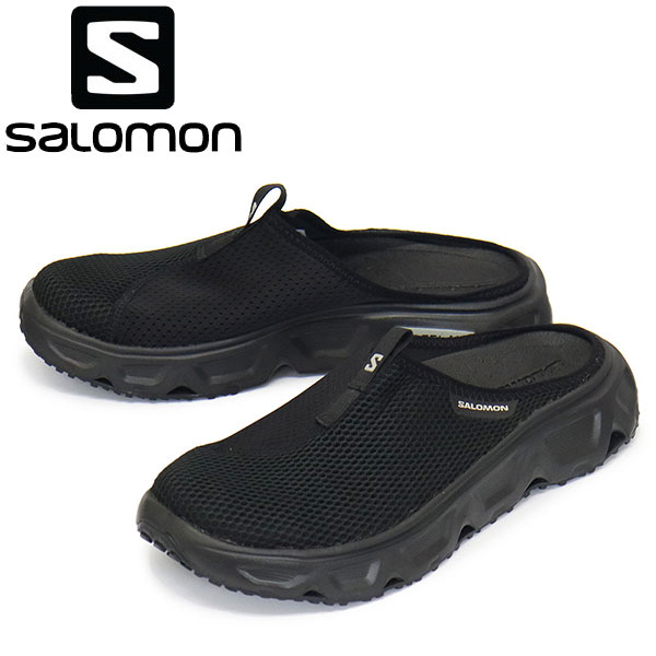 K戵X Salomon (T) L47112000 REELAX SLIDE 6.0 bNXXCh 6.0 Jo[V[Y Black x Black x Alloy SL025