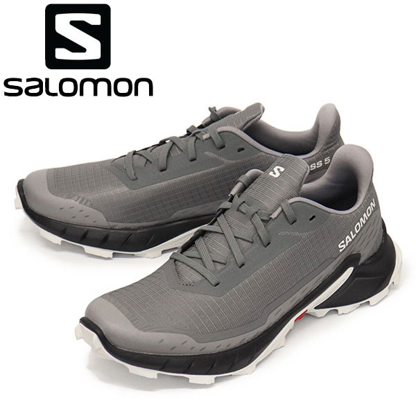 谷Ź Salomon () L47313300 ALPHACROSS 5 ե 5 ˥󥰥塼 Pewter x Black x Ghost Gray SL033