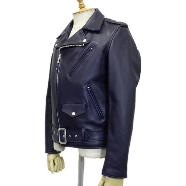 正規取扱店 SCHOTT(ショット) 613UST VINTAGE ONESTAR RIDERS JACKET TALL(ヴィンテージワンスターライダースジャケット) NAVY BLUE