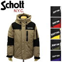 正規取扱店 Schott (ショット) 3182011 2TONE SNORKEL DOWN PARKA 2トーンシュノーケルダウンパーカー 全6色