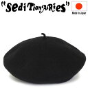 正規取扱店 SEDITIONARIES by 666 (セディショナリーズ) BASQUE BERET (バスク ベレー帽) ブラック 日本製 STA0015