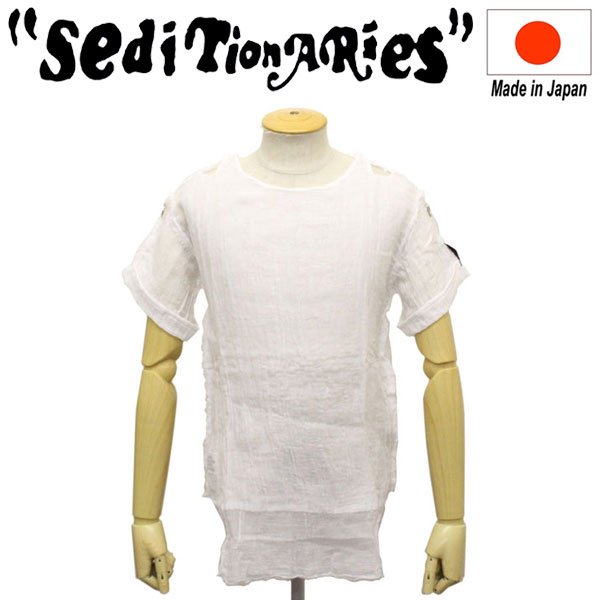 谷Ź SEDITIONARIES by 666 (ǥʥ꡼) MUSLIN TOP S/S ॹȥå Ⱦµ  PLANE ̵ ۥ磻 STM0016