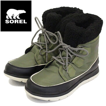 正規取扱店 SOREL (ソレル) NL3040 SOREL EXPLORER CARNIVAL エクスプローラーカーニバル レディース スノーブーツ 防水 371 HIKER GREEN/BLACK SRL017