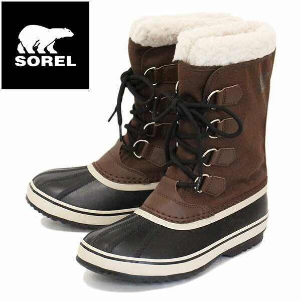 ソレル スノーブーツ メンズ 正規取扱店 SOREL (ソレル) NM3487 1964 PAC NYLON 1964パックナイロン メンズ スノーブーツ 256 TOBACCO/BLACK SRL011