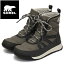 正規取扱店 SOREL (ソレル) NL3822 WHITNEY II SHORT LACE ウィットニー2ショートレース レディース スノーブーツ 防水 052 QUARRY SRL070