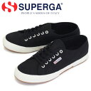 K戵X SUPERGA (XyK) 2750-COTU CLASSIC LoXXj[J[ F83 BLACK-Fwhite SPG004