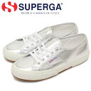 正規取扱店 SUPERGA (スペルガ) 2750-COTMET U ウィメンズ シンセティックスニーカー 031 GREY Silver SPG006