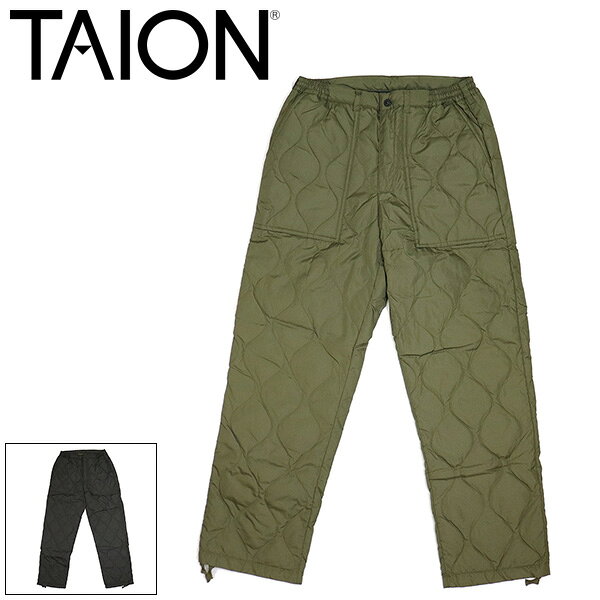 Rakuten - 正規取扱店 TAION (タイオン) 131ML-1 MILITARY DOWN PANTS ミリタリー ダウンパンツ TA047