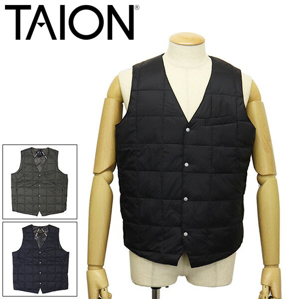 谷Ź TAION () 003A V NECK PLANCER BUTTON DOWN GILET ܥ󥸥 TA01...
