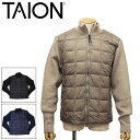 K戵X TAION (^CI) 102AWZSN HI NECK KNIT+DOWN JACKET BACK STYLE KNIT x[VbN nClbNWWbv _E{jbg WPbg TA014 S3F