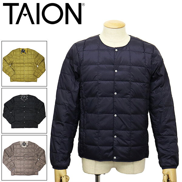 Rakuten - 正規取扱店 TAION (タイオン) 104 CREW NECK BUTTON DOWN JKT ボタンダウンジャケット TA004 全4色