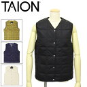 K戵X TAION (^CI) W001 WOMENS V NECK BUTTON DOWN VEST {^_ExXg fB[X TA005 S4F