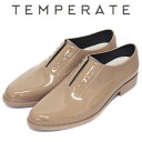 正規取扱店 TEMPERATE (テンパレイト) OMBRE オックスフォード レインシューズ TAUPE TMP012