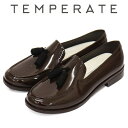 正規取扱店 TEMPERATE (テンパレイト) TODD タッセルローファー レインシューズ CHOCOxBLACK TMP014