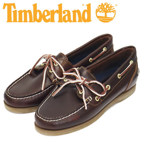 正規取扱店 Timberland  72333 AMHRST 2EYE BOAT クラシック アムハースト ツーアイ ボートシューズ レディース Brown TB400