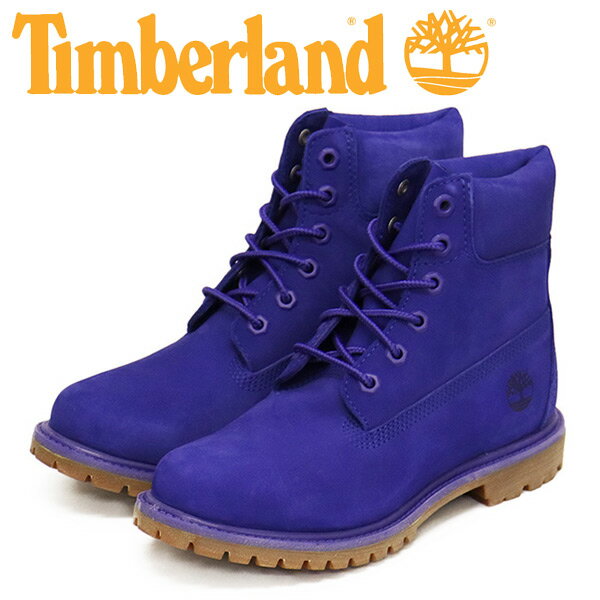 正規取扱店 Timberland  A2R51 50th Anniversary 6in PREM WP BT 6インチプレミアムウォータープルーフブーツ レディース Blue TB431