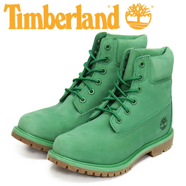 正規取扱店 Timberland (ティンバーランド) A413U 50th Anniversary 6in PREM WP BT 6インチプレミアムウォータープルーフブーツ レディース Green TB436