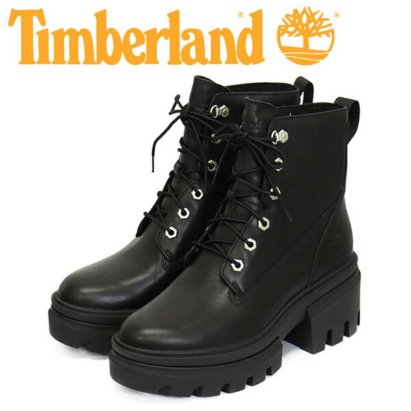 正規取扱店 Timberland  A41S7 EVERLEIGH LACEUP エヴァーリー 6インチレースアップブーツ レディース Black TB439