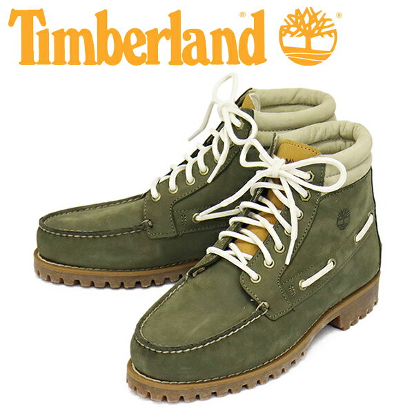 K戵X Timberland (eBo[h) A5P6V AUTHNTC 7EYE CHUKKA I[ZeBbNZuAC`bJ Dark Green TB405