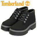 正規取扱店 Timberland (ティンバーランド) A5REN HRTG PLTFRM NELLI WP プレミアムウォータープルーフ プラットフォーム チャッカ レディース Black TB471